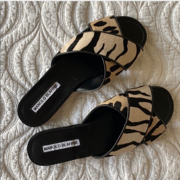 🎉🎉HOST PICK! 🎉🎉Manolo Blahnik Sandals - Picture 2 of 8